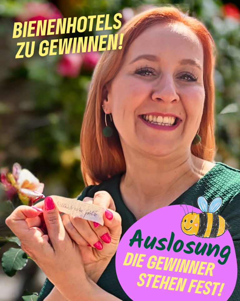 Wildbienenhotels – Auslosung Juni